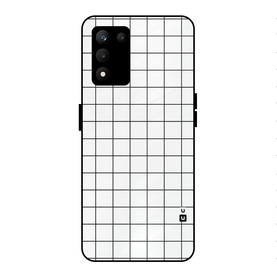 Simple Checks Metal Back Case for realme 9 5G SE