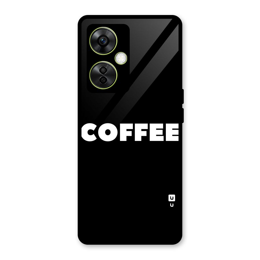 Simple Coffee Glass Back Case for OnePlus Nord CE 3 Lite