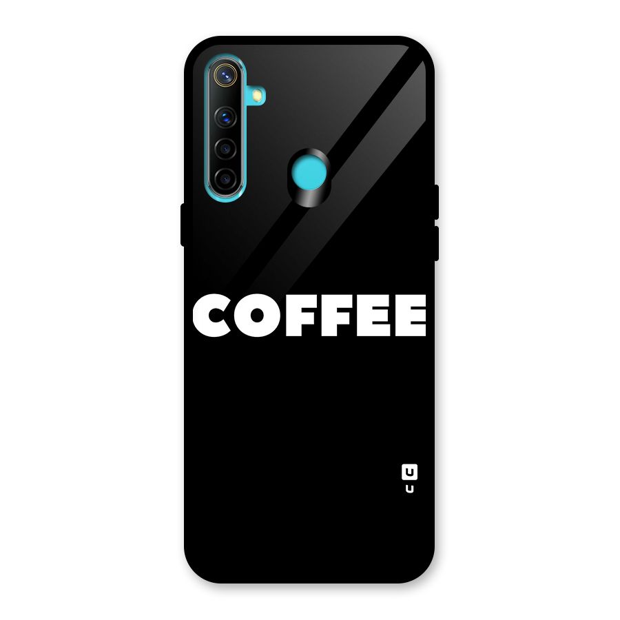 Simple Coffee Glass Back Case for Realme Narzo 10