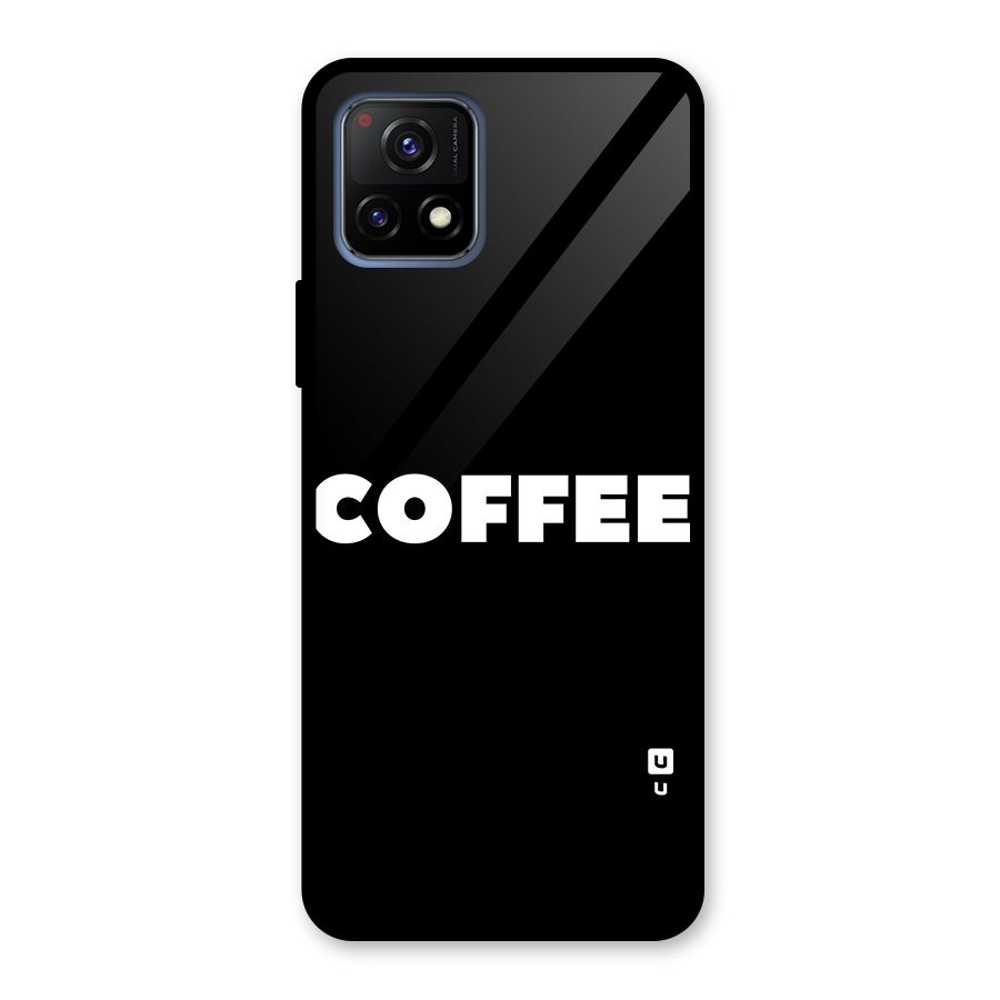 Simple Coffee Glass Back Case for Vivo Y72 5G