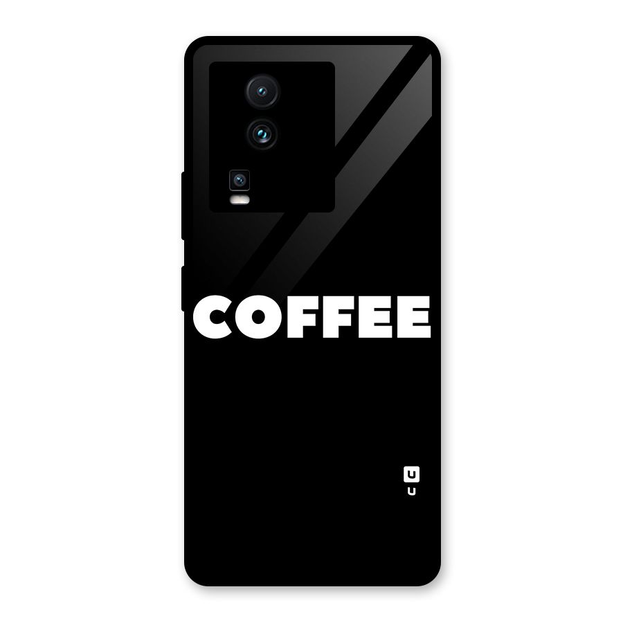Simple Coffee Glass Back Case for Vivo iQOO Neo 7 Pro