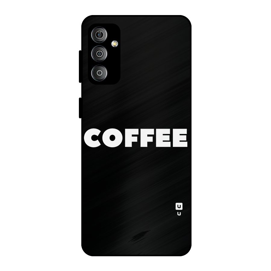 Simple Coffee Metal Back Case for Galaxy F23