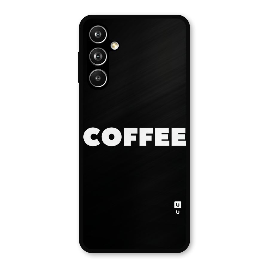 Simple Coffee Metal Back Case for Galaxy F54