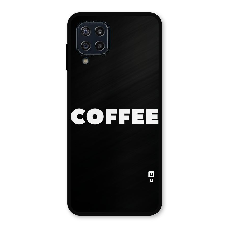 Simple Coffee Metal Back Case for Galaxy M32