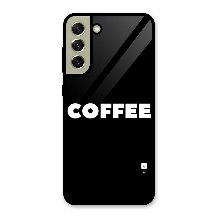 Simple Coffee Metal Back Case for Galaxy S21 FE 5G (2023)