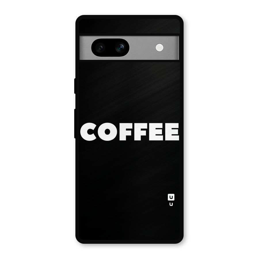 Simple Coffee Metal Back Case for Google Pixel 7a