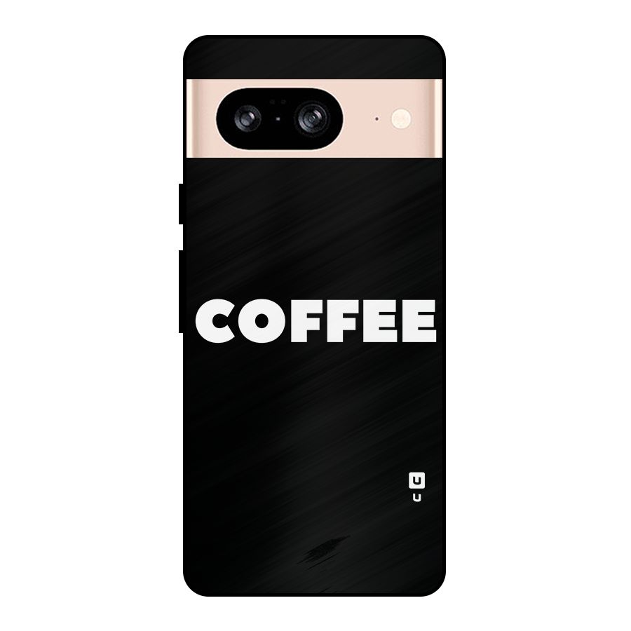 Simple Coffee Metal Back Case for Google Pixel 8
