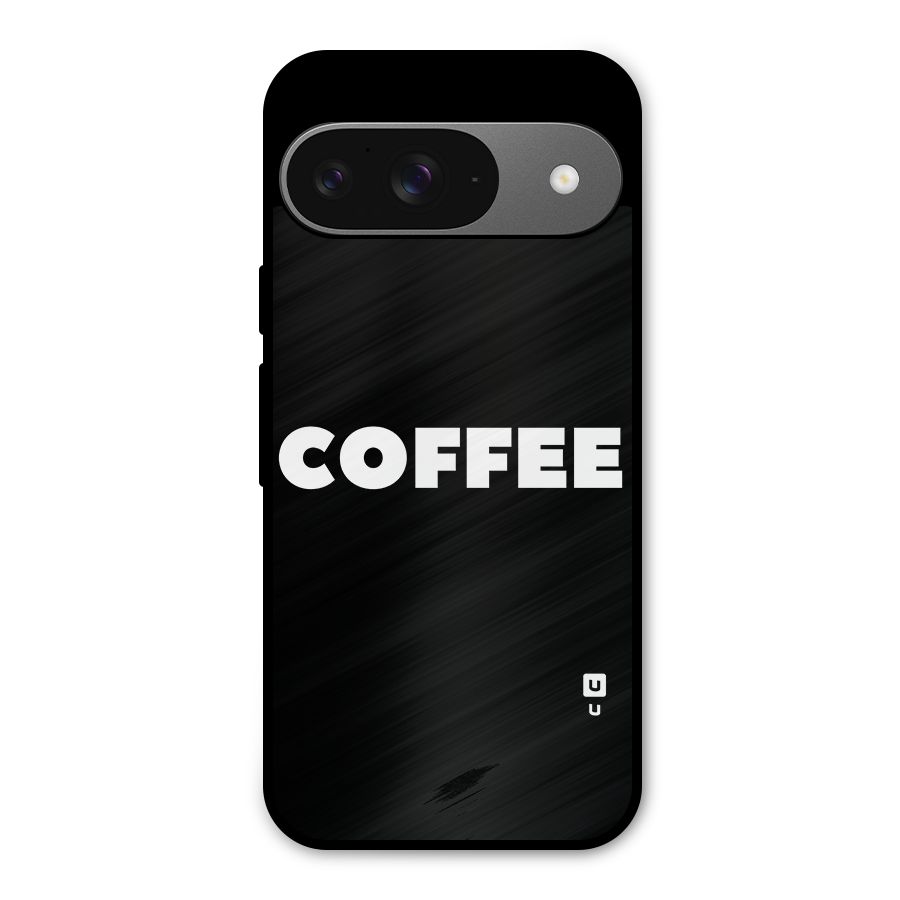 Simple Coffee Metal Back Case for Google Pixel 9