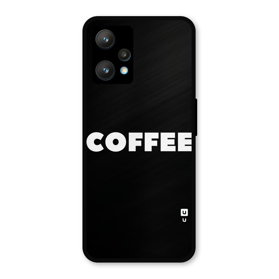 Simple Coffee Metal Back Case for Realme 9 Pro Plus 5G