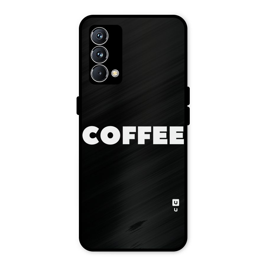 Simple Coffee Metal Back Case for Realme GT Master Edition
