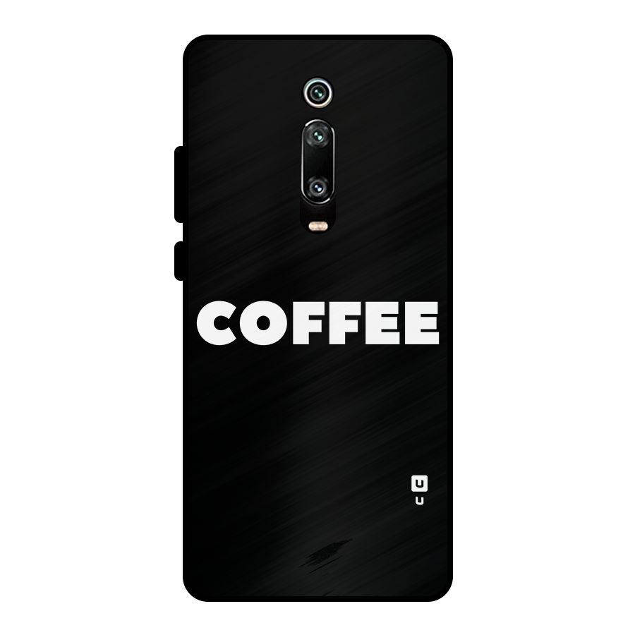 Simple Coffee Metal Back Case for Redmi K20 Pro