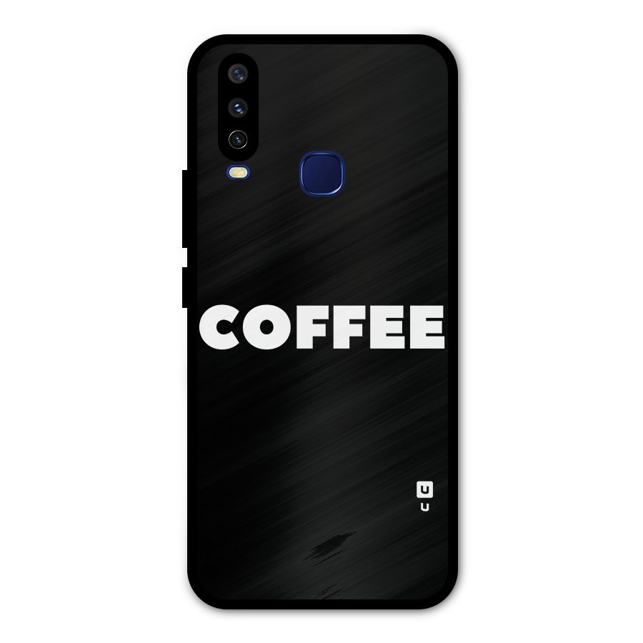 Simple Coffee Metal Back Case for Vivo V17