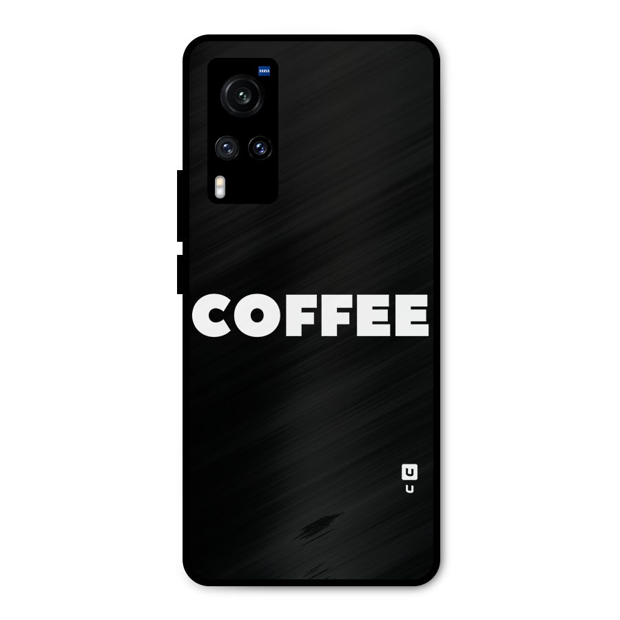 Simple Coffee Metal Back Case for Vivo X60
