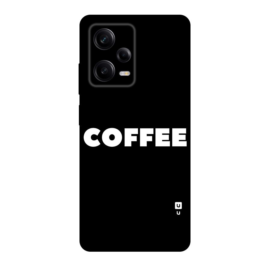 Simple Coffee Original Polycarbonate Back Case for Redmi Note 12 Pro