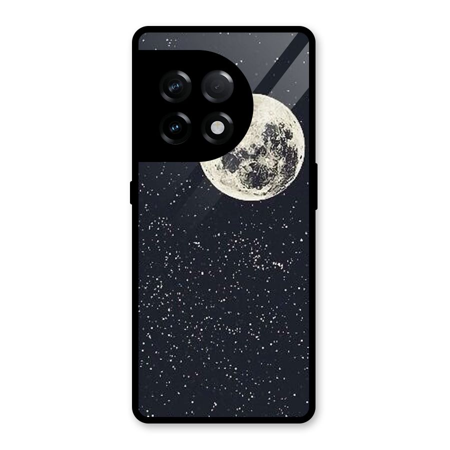 Simple Galaxy Glass Back Case for OnePlus 11R