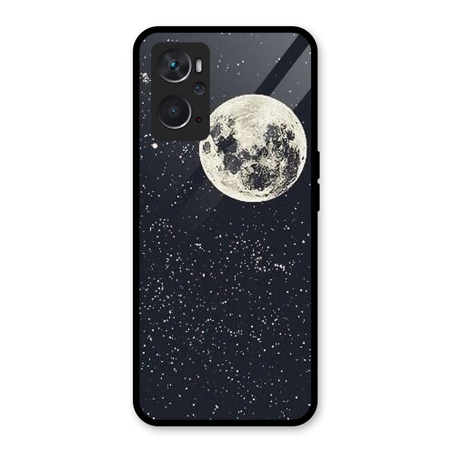 Simple Galaxy Glass Back Case for Oppo K10 4G