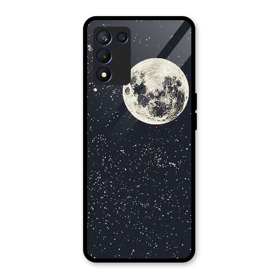 Simple Galaxy Glass Back Case for Realme 9 5G Speed