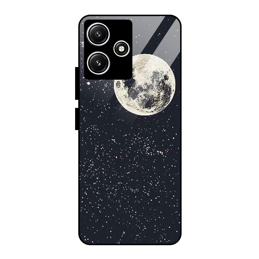 Simple Galaxy Glass Back Case for Redmi 12 5G