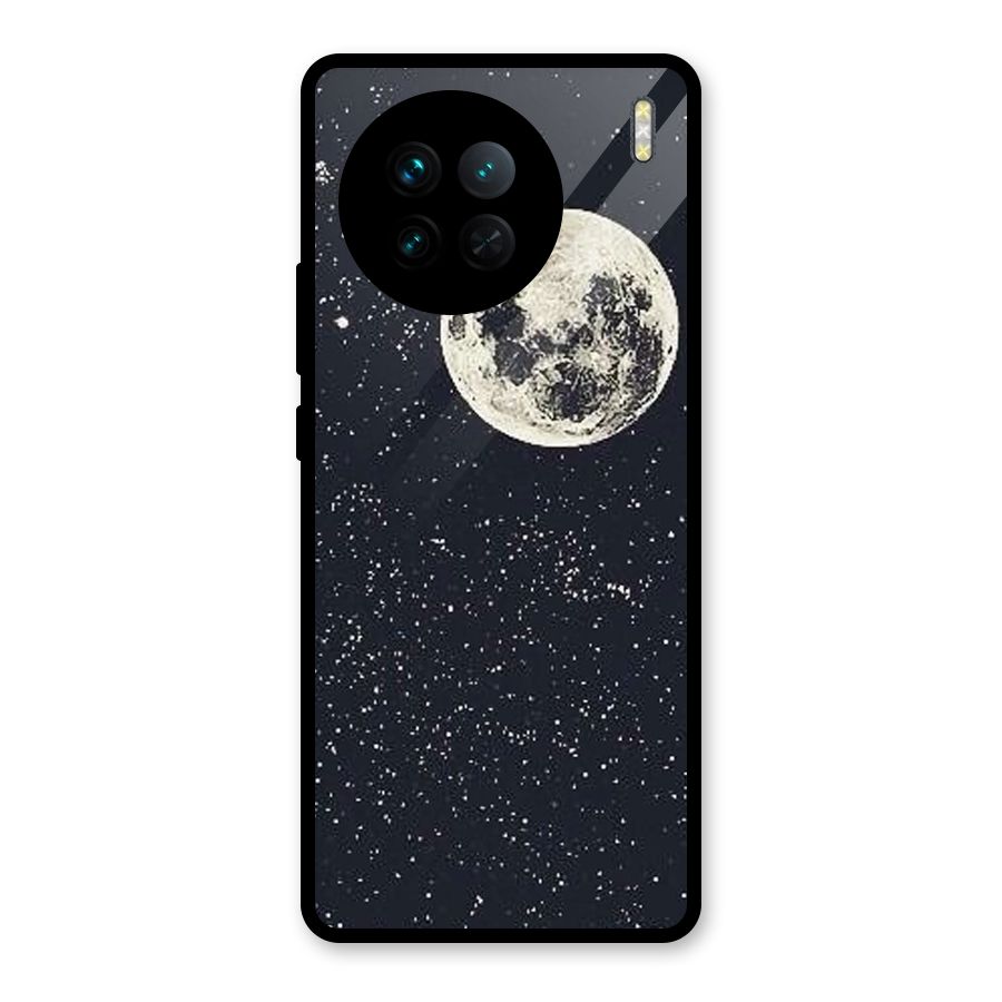 Simple Galaxy Glass Back Case for Vivo X90