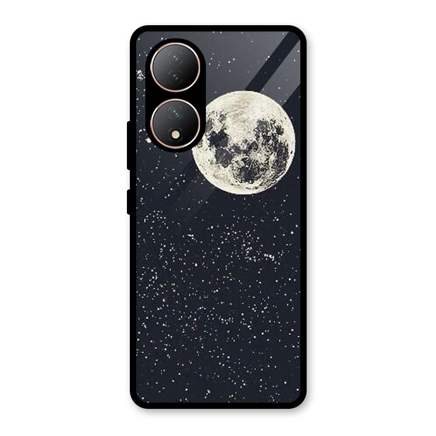 Simple Galaxy Glass Back Case for Vivo Y100A