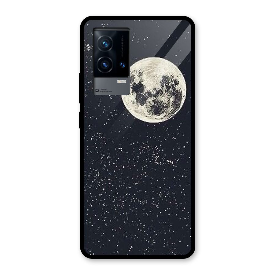 Simple Galaxy Glass Back Case for iQOO 9 5G