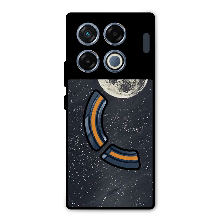 Simple Galaxy Metal Back Case for Infinix GT 20 Pro