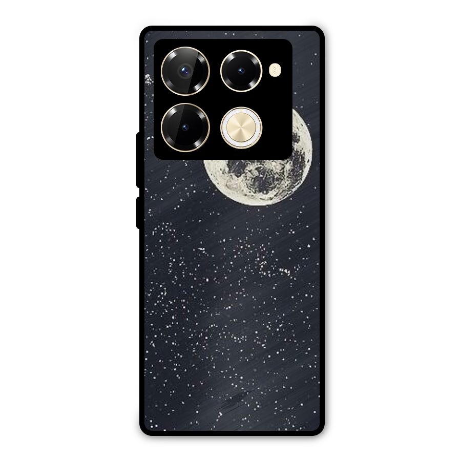Simple Galaxy Metal Back Case for Infinix Note 40 Pro