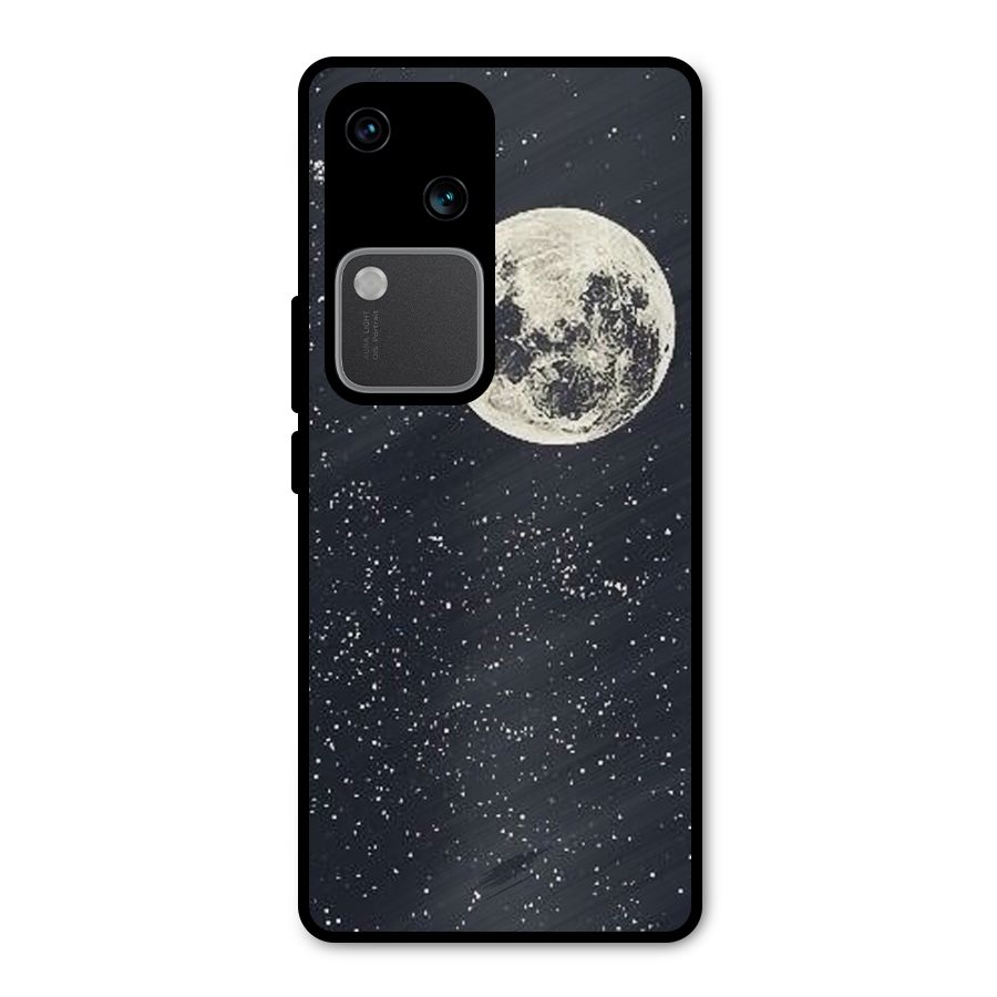 Simple Galaxy Metal Back Case for Vivo V30