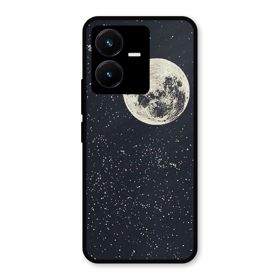 Simple Galaxy Metal Back Case for Vivo Y22