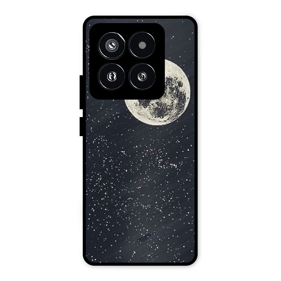 Simple Galaxy Metal Back Case for Xiaomi 14 Pro