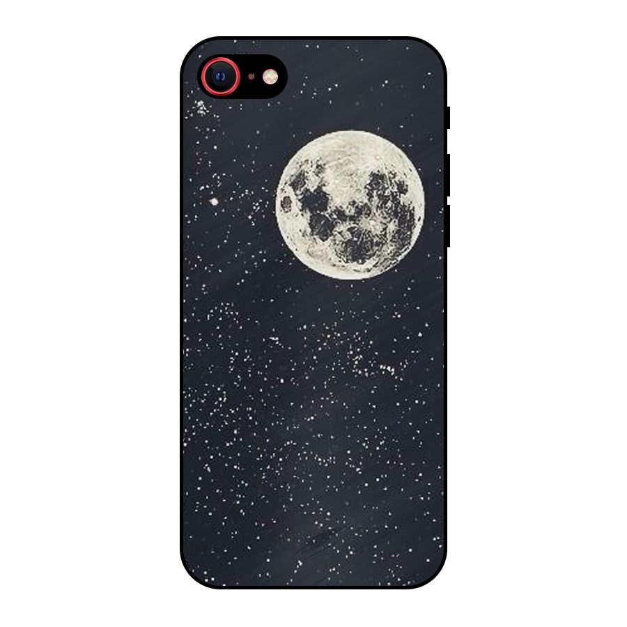 Simple Galaxy Metal Back Case for iPhone 7