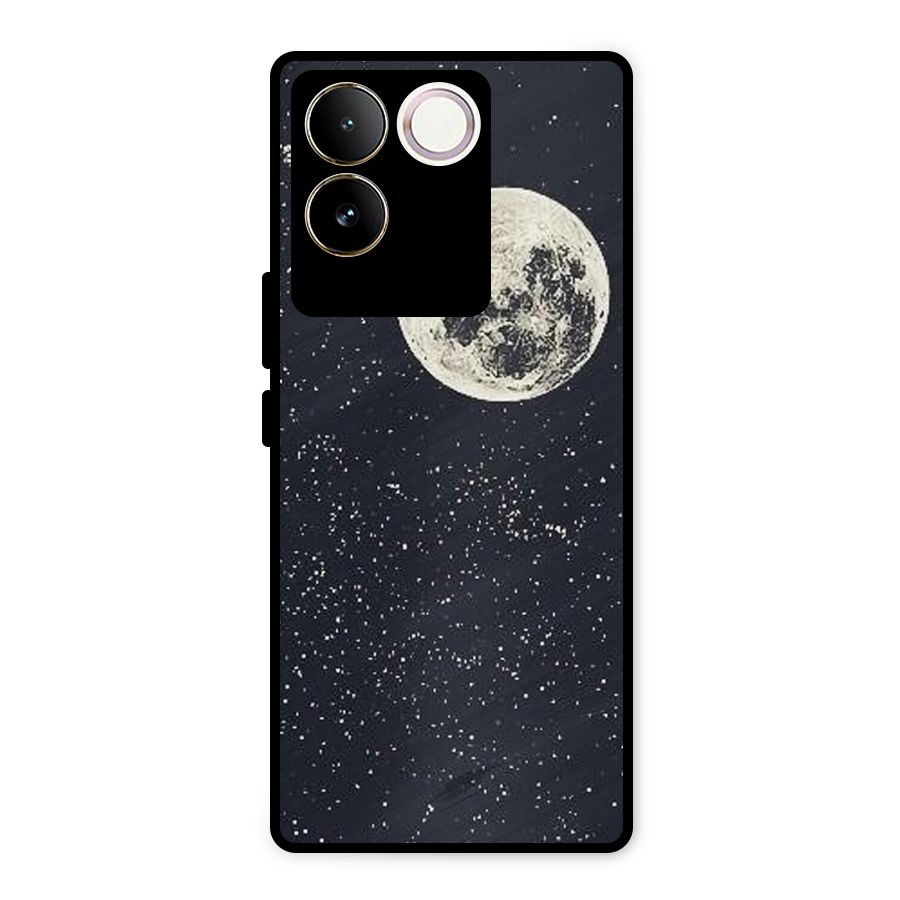 Simple Galaxy Metal Back Case for iQOO Z7 Pro