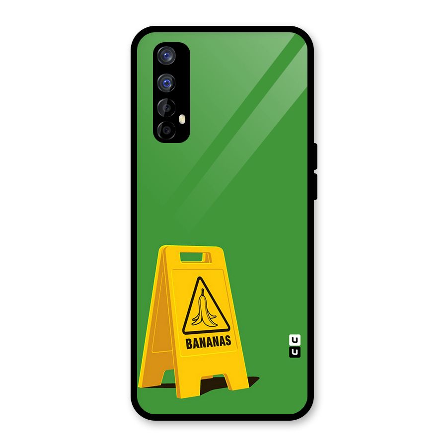 Simple Minimalist Bananas Glass Back Case for Realme 7