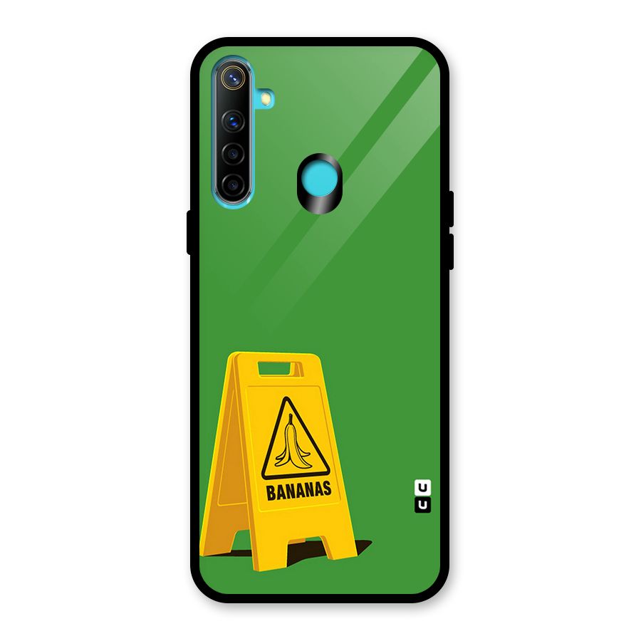 Simple Minimalist Bananas Glass Back Case for Realme Narzo 10