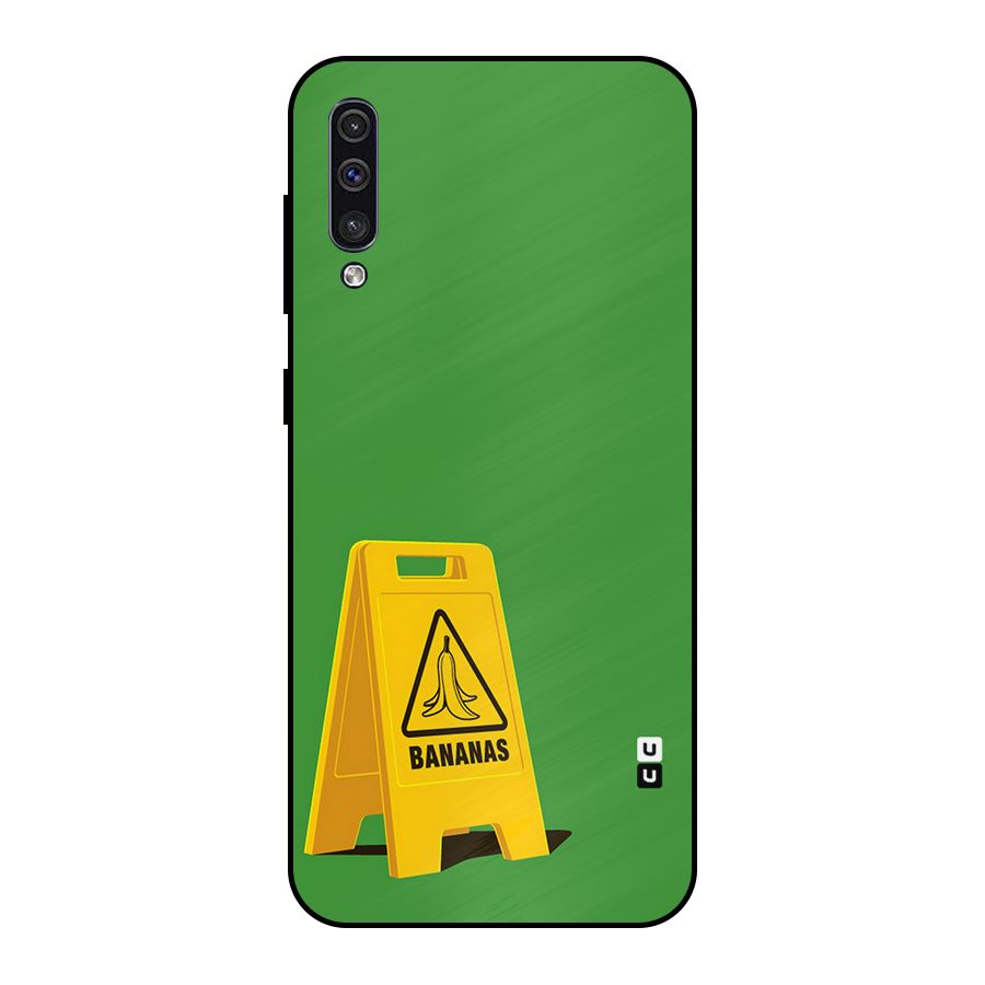 Simple Minimalist Bananas Metal Back Case for Galaxy A30s