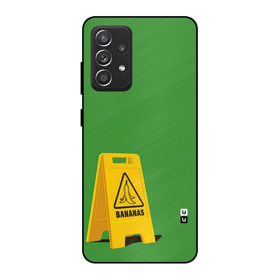 Simple Minimalist Bananas Metal Back Case for Galaxy A52s 5G