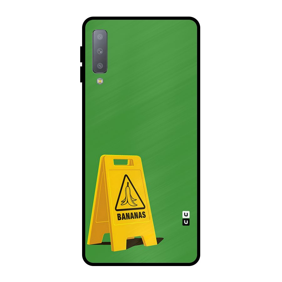 Simple Minimalist Bananas Metal Back Case for Galaxy A7 (2018)