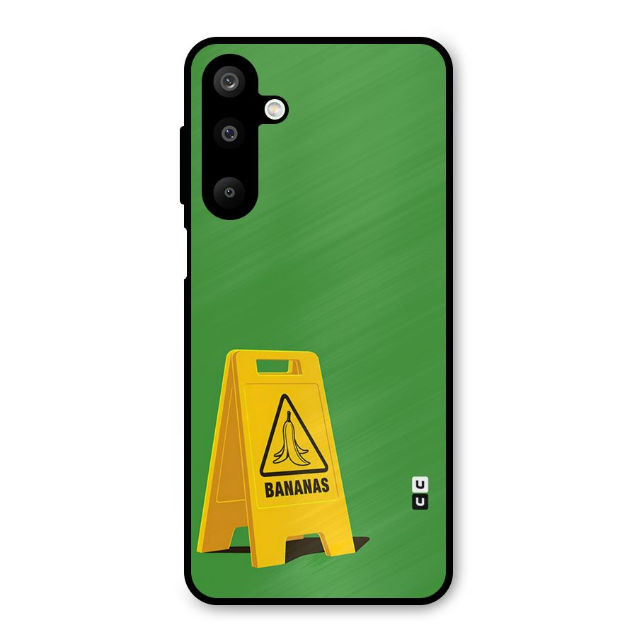 Simple Minimalist Bananas Metal Back Case for Galaxy M16
