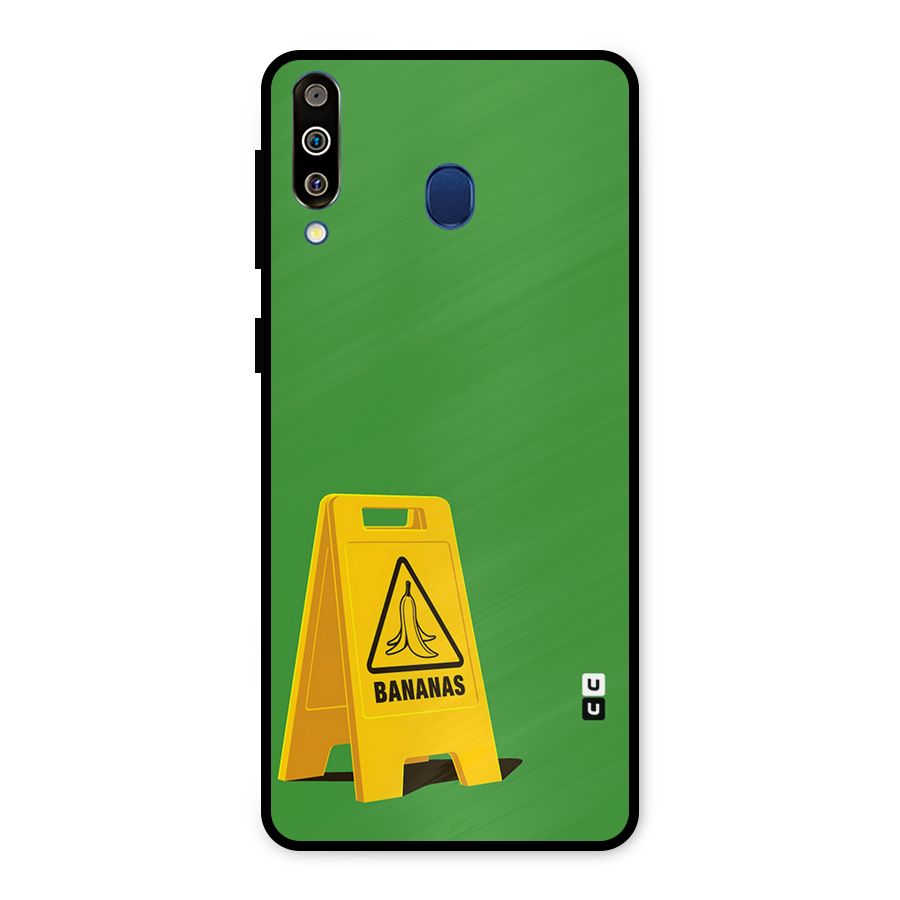 Simple Minimalist Bananas Metal Back Case for Galaxy M30