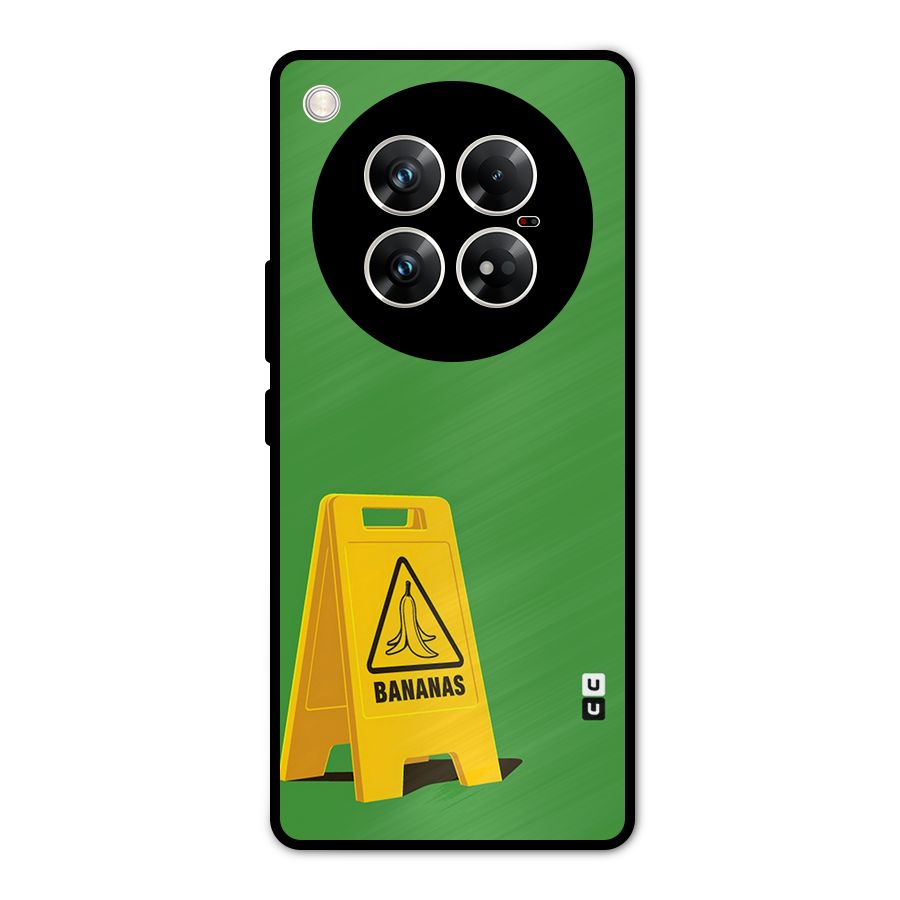 Simple Minimalist Bananas Metal Back Case for Infinix Zero 40 5G