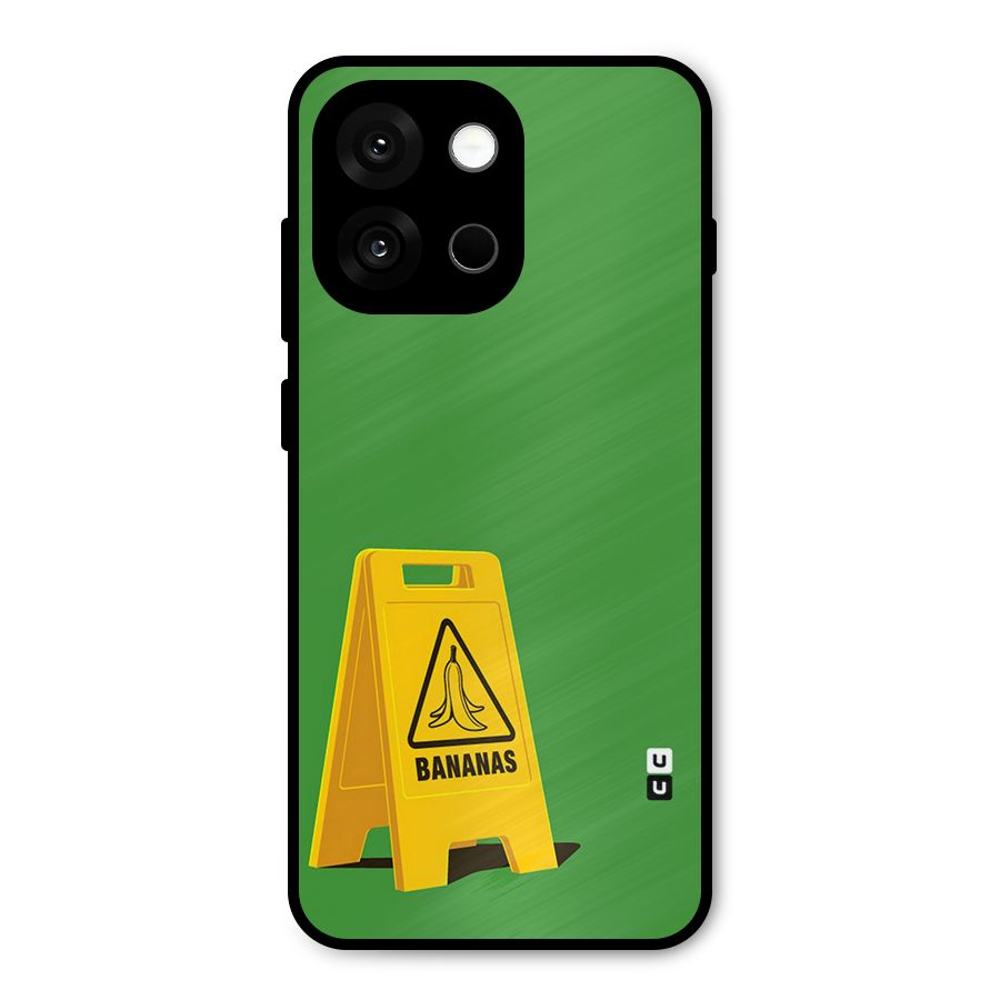 Simple Minimalist Bananas Metal Back Case for OnePlus 13s