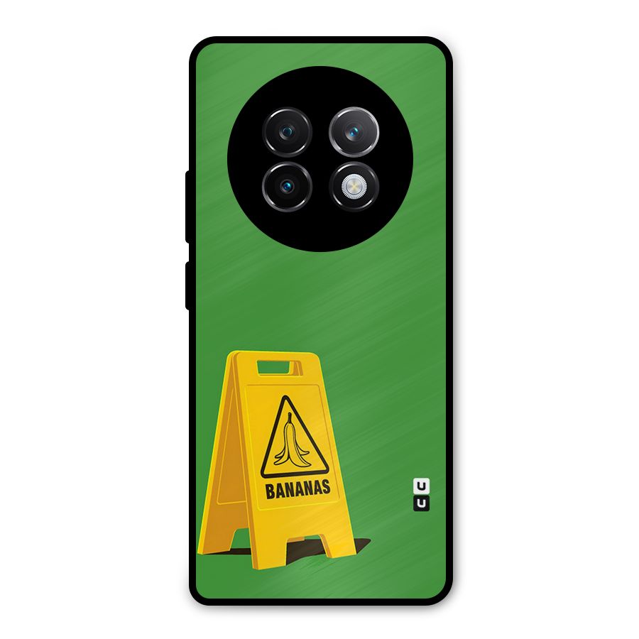 Simple Minimalist Bananas Metal Back Case for Realme 13 Plus