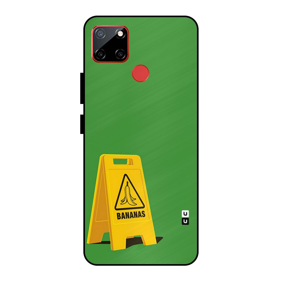 Simple Minimalist Bananas Metal Back Case for Realme C12