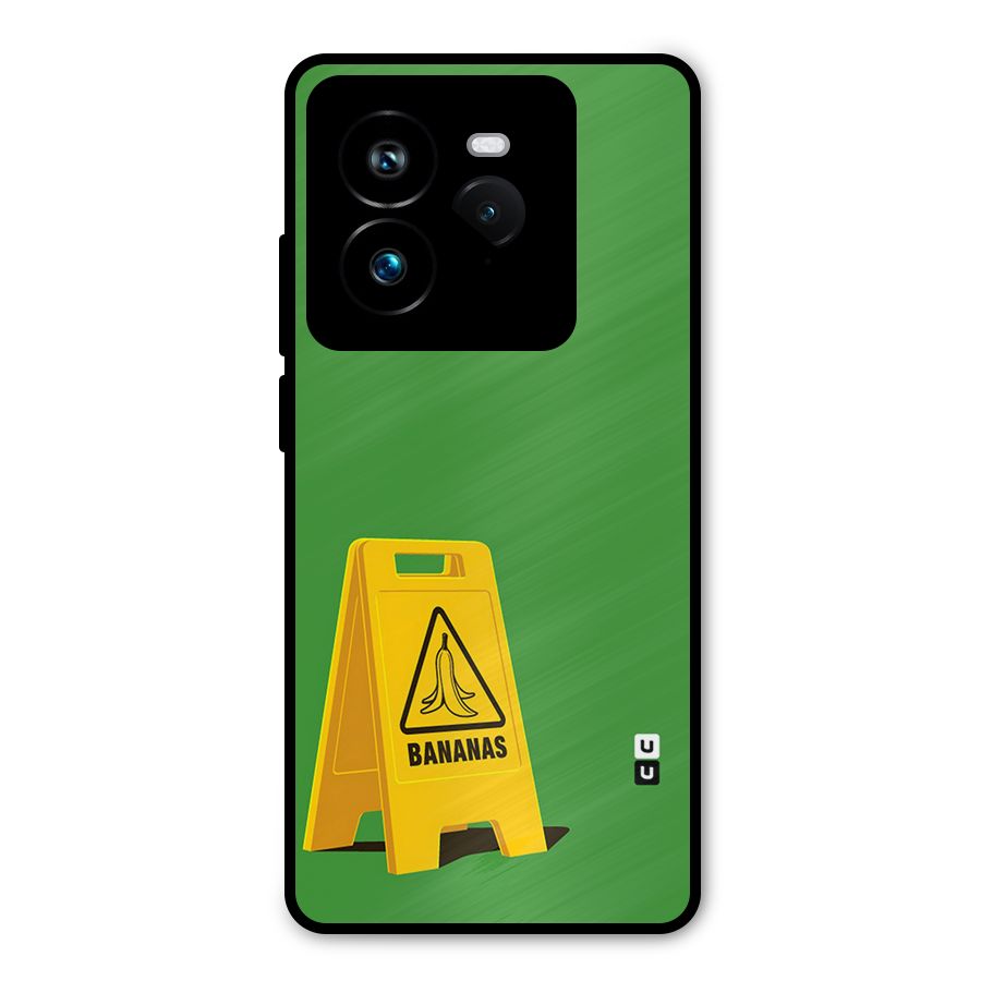 Simple Minimalist Bananas Metal Back Case for Realme GT 7 Pro