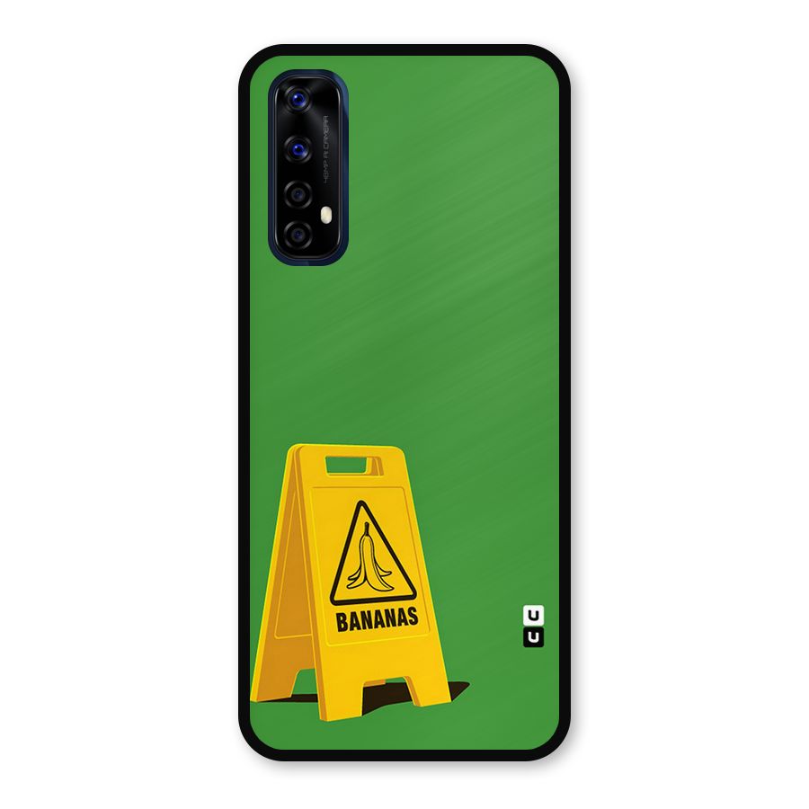 Simple Minimalist Bananas Metal Back Case for Realme Narzo 20 Pro