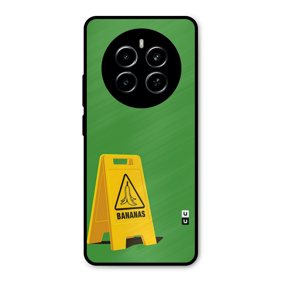 Simple Minimalist Bananas Metal Back Case for Realme P1