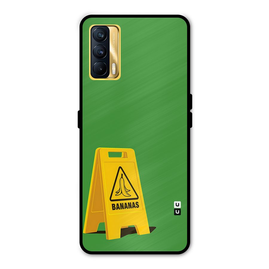 Simple Minimalist Bananas Metal Back Case for Realme X7