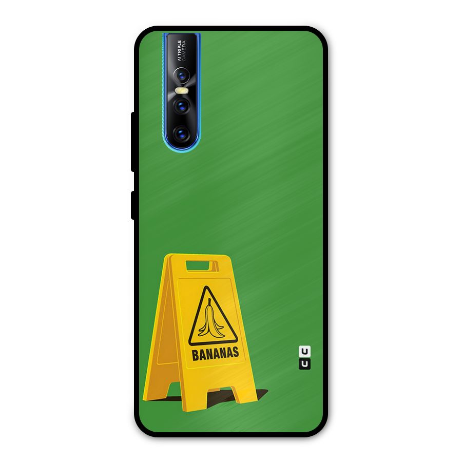 Simple Minimalist Bananas Metal Back Case for Vivo V15 Pro