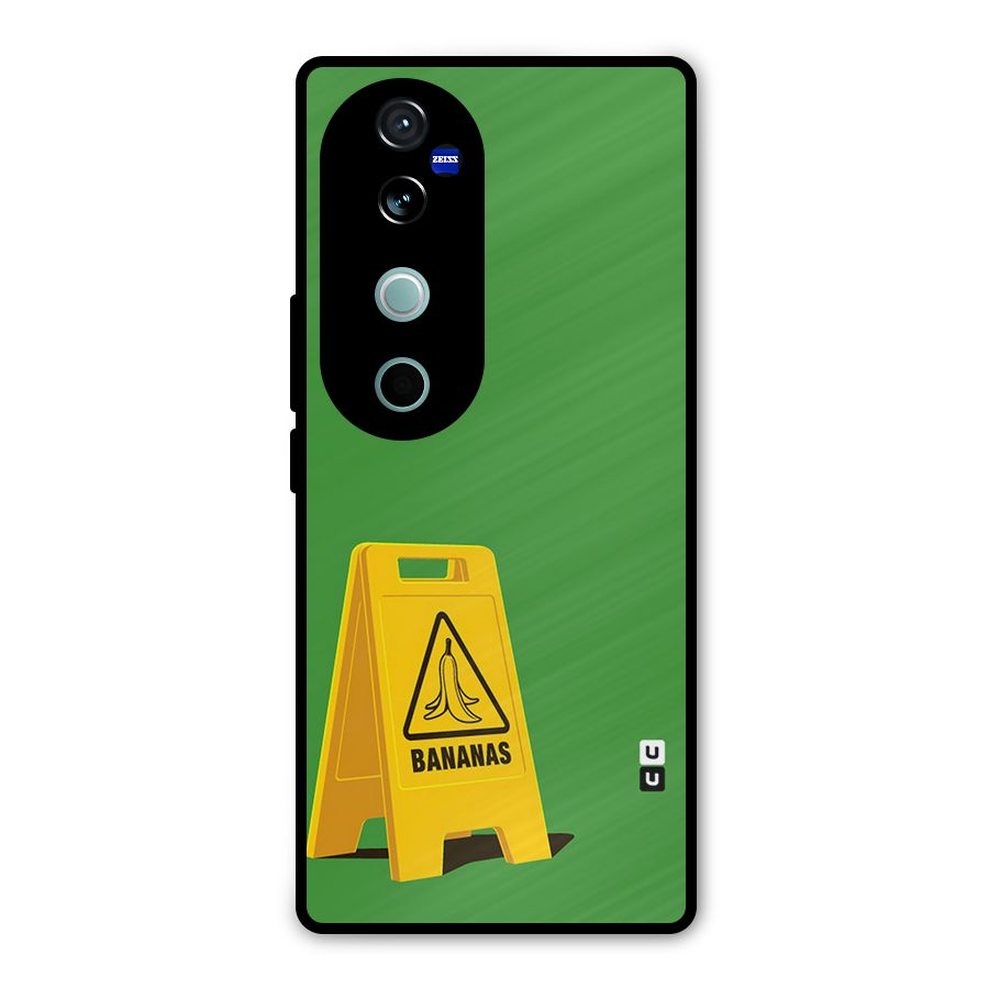 Simple Minimalist Bananas Metal Back Case for Vivo V40