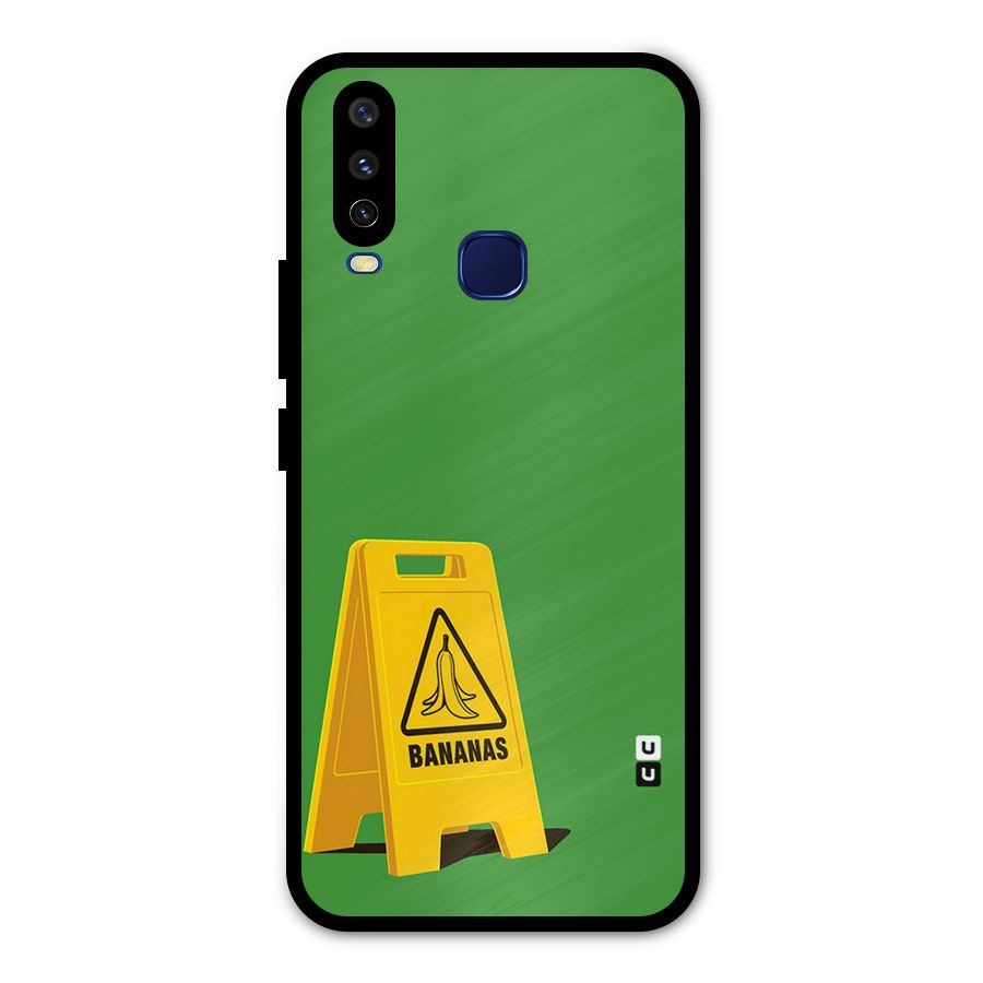 Simple Minimalist Bananas Metal Back Case for Vivo Y15
